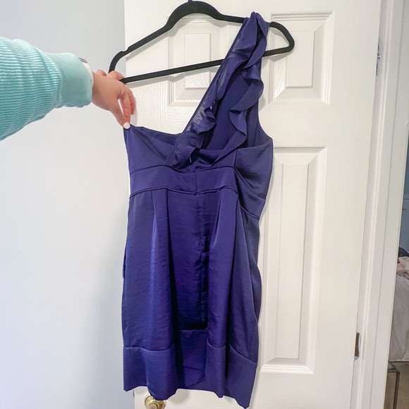 BCBG One Shoulder Dress - Size 10 - Picture 3 of 4